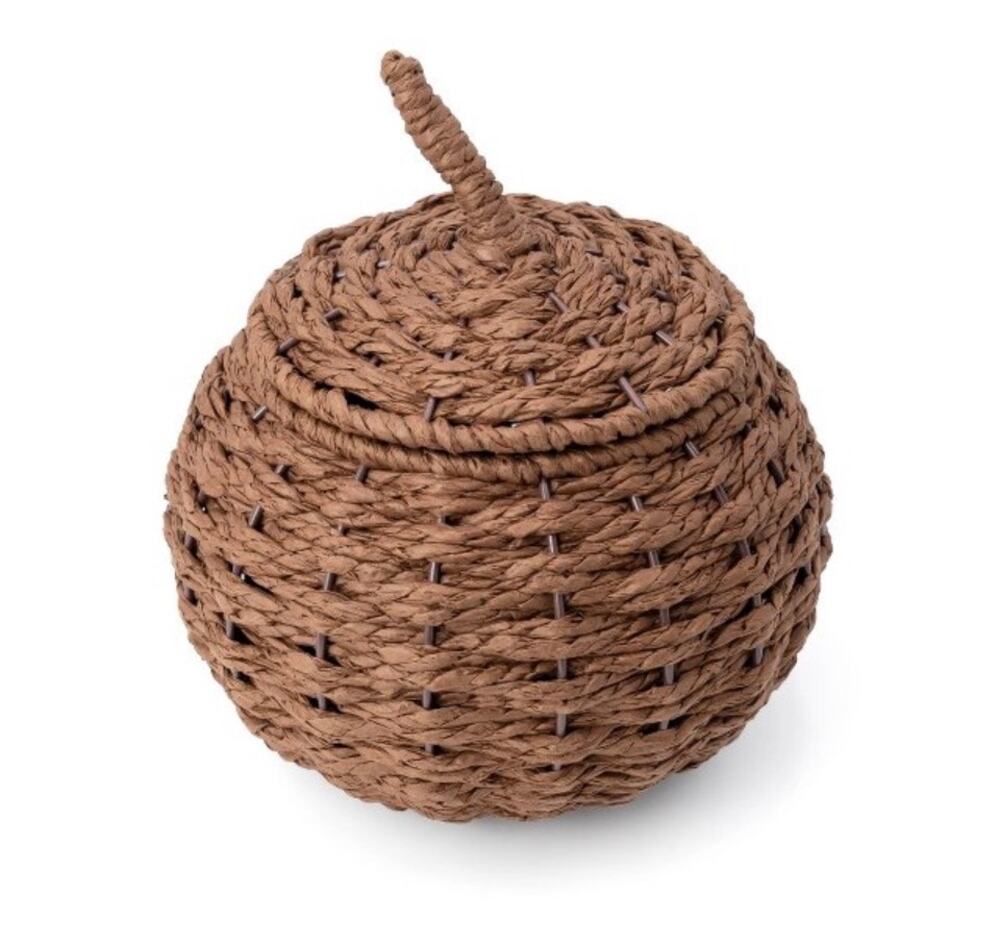 Woven Fall Novelty Storage Pumpkin